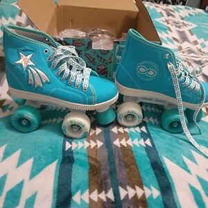 NFINITY Turquoise Roller Skates